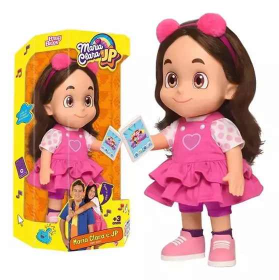 Boneca Maria Clara 14 Frases 32 cm 055 – Baby Brink