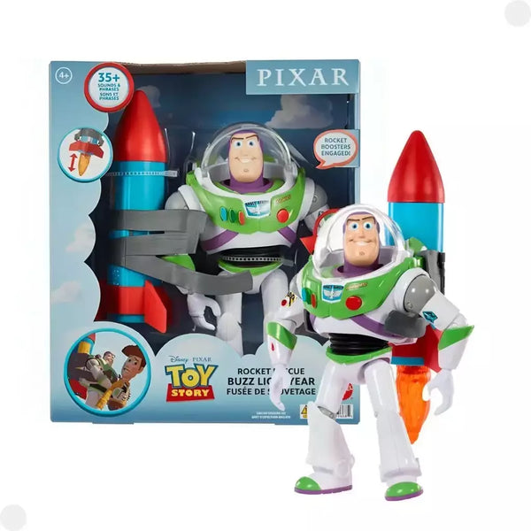 Buzz Lightyear com Foguete 30cm - Mattel